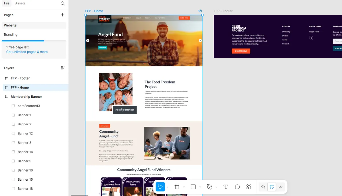 Food Freedom Project screenshot